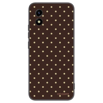 Picasee silikónový čierny obal pre Vivo Y01 - Vanilla Dots & Chocolate
