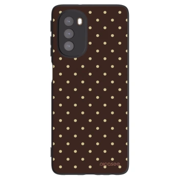 Obal pre Motorola Moto G51 - Vanilla Dots & Chocolate