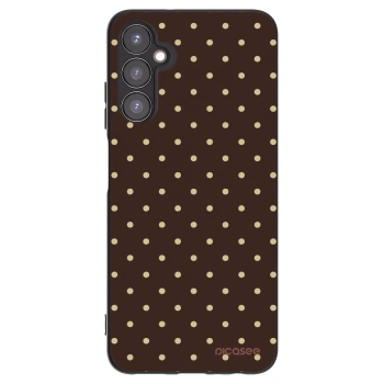 Picasee silikónový čierny obal pre Samsung Galaxy A05s A057G - Vanilla Dots & Chocolate