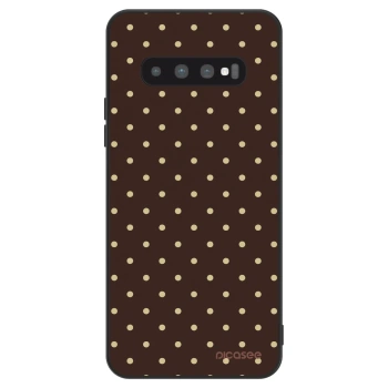 Obal pre Samsung Galaxy S10 Plus G975 - Vanilla Dots & Chocolate