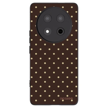 Picasee silikónový čierny obal pre Honor Magic7 Lite 5G - Vanilla Dots & Chocolate