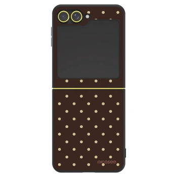 Obal pre Samsung Galaxy Z Flip5 5G - Vanilla Dots & Chocolate