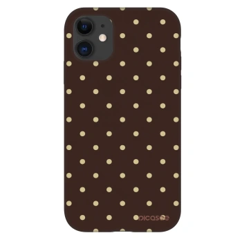 Obal pre Apple iPhone 11 - Vanilla Dots & Chocolate