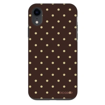 Obal pre Apple iPhone XR - Vanilla Dots & Chocolate