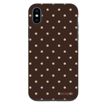 Obal pre Apple iPhone XS Max - Vanilla Dots & Chocolate