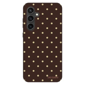 Obal pre Samsung Galaxy S24 FE S721B - Vanilla Dots & Chocolate