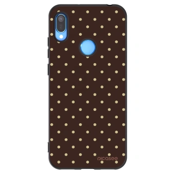Obal pre Huawei Y6 2019 - Vanilla Dots & Chocolate