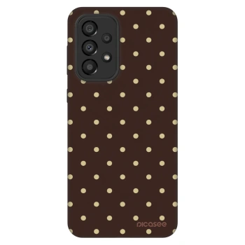 Obal pre Samsung Galaxy A33 5G A336 - Vanilla Dots & Chocolate