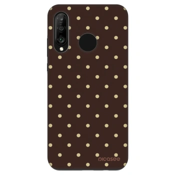 Obal pre Huawei P30 Lite - Vanilla Dots & Chocolate