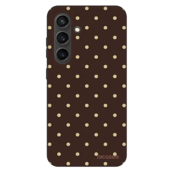 Obal pre Samsung Galaxy S24 S921B 5G - Vanilla Dots & Chocolate