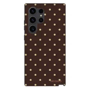 Obal pre Samsung Galaxy S24 Ultra S928B 5G - Vanilla Dots & Chocolate