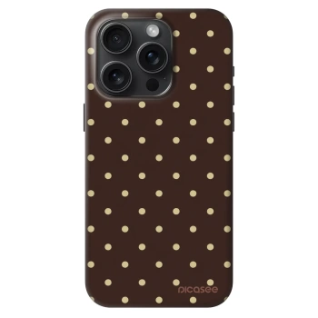 Obal pre Apple iPhone 15 Pro - Vanilla Dots & Chocolate