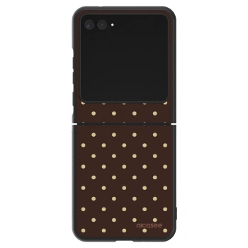 Obal pre Motorola Razr 60 - Vanilla Dots & Chocolate