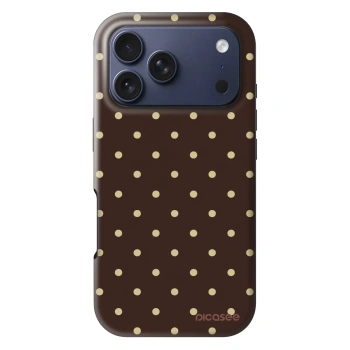 Picasee Fashion Case MagSafe pre Apple iPhone 18 Pro - Vanilla Dots & Chocolate