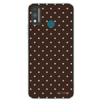 Obal pre Honor 9X Lite - Vanilla Dots & Chocolate