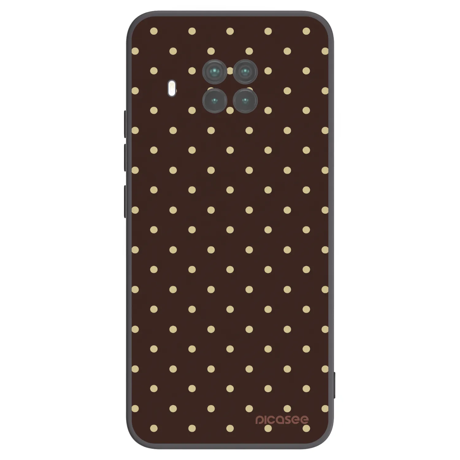 Picasee silikónový čierny obal pre Xiaomi Mi 10T Lite - Vanilla Dots & Chocolate