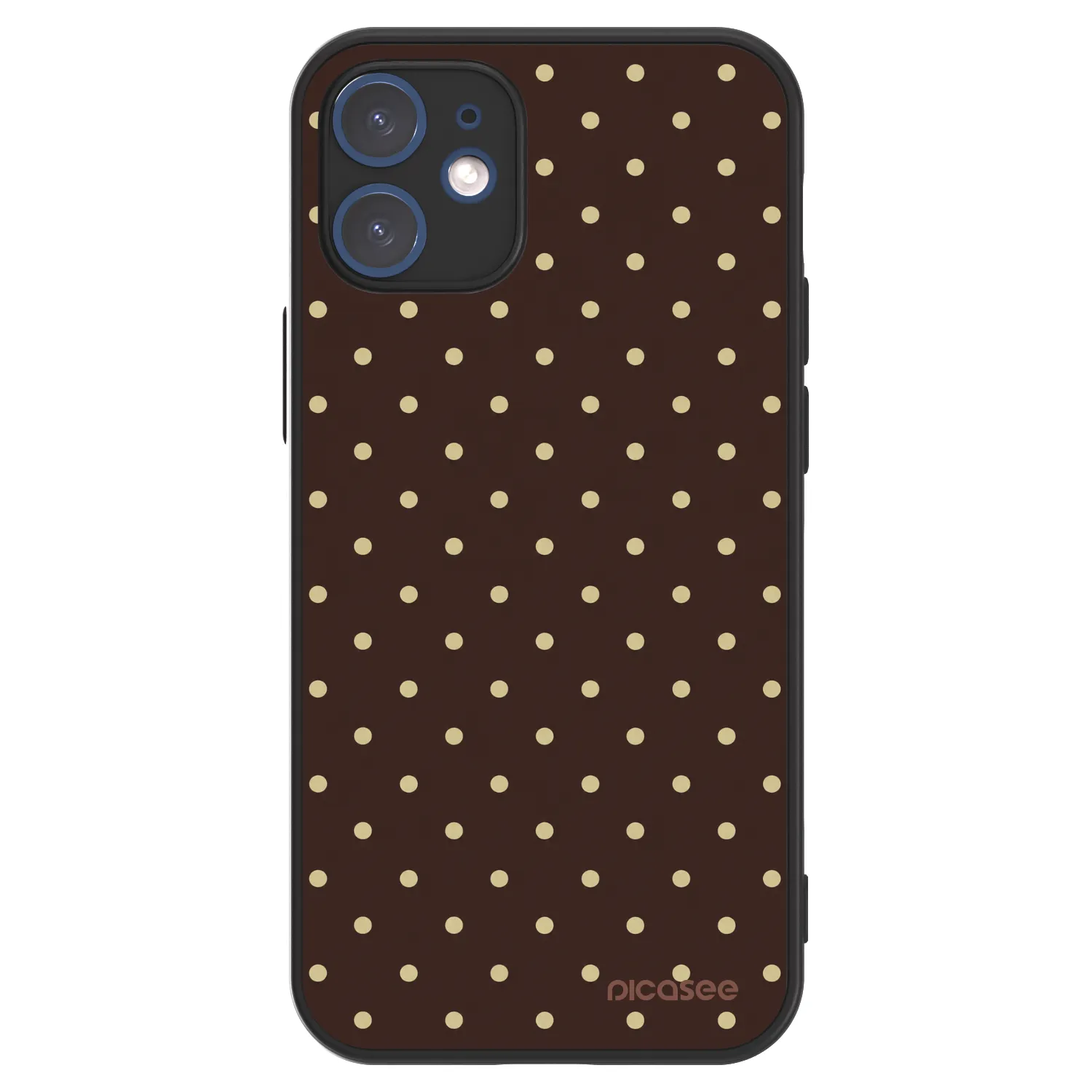 Picasee ULTIMATE CASE pro Apple iPhone 12 mini - Vanilla Dots & Chocolate
