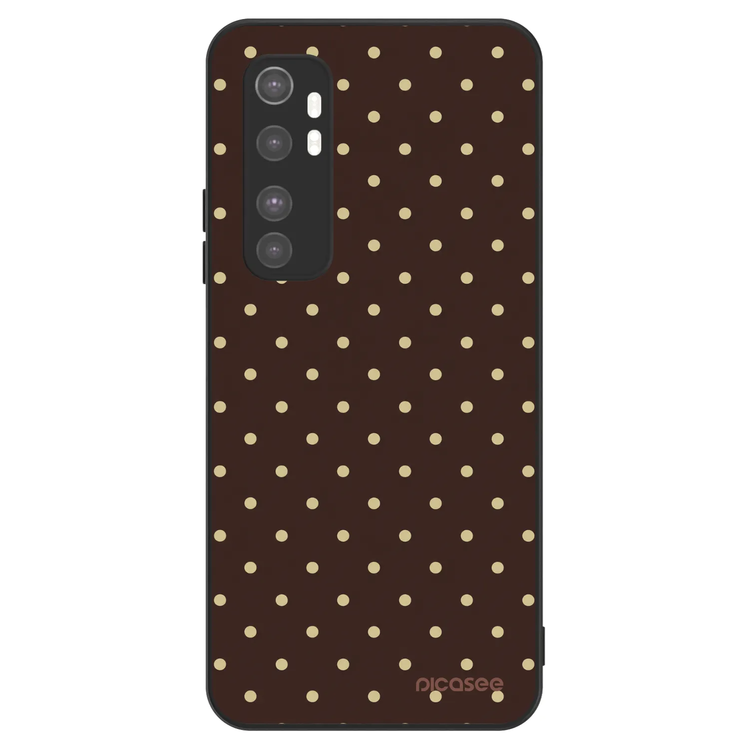 Picasee ULTIMATE CASE pro Xiaomi Mi Note 10 Lite - Vanilla Dots & Chocolate