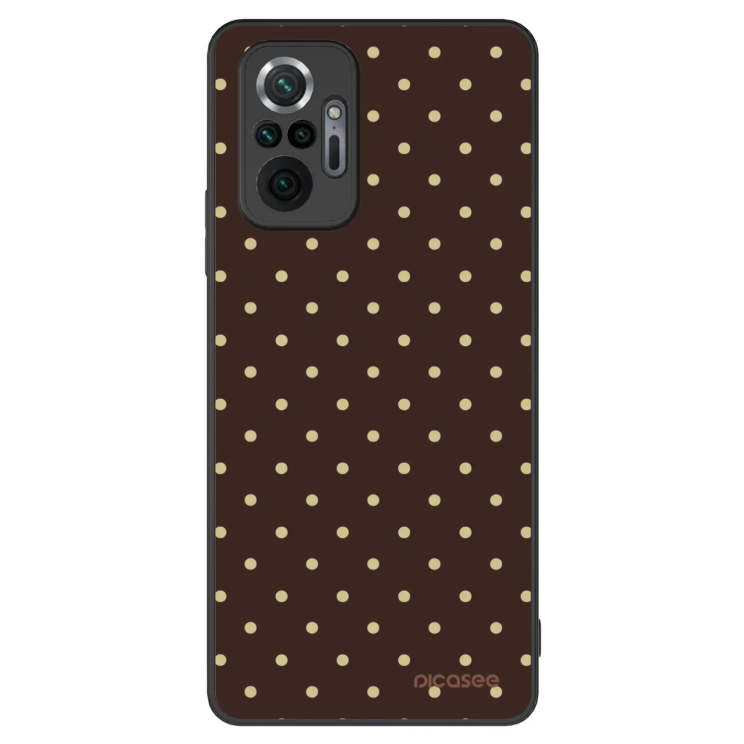 Picasee ULTIMATE CASE pro Xiaomi Redmi Note 10 Pro - Vanilla Dots & Chocolate