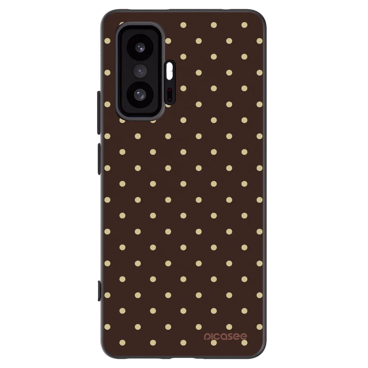 Picasee silikónový čierny obal pre Xiaomi 11T - Vanilla Dots & Chocolate