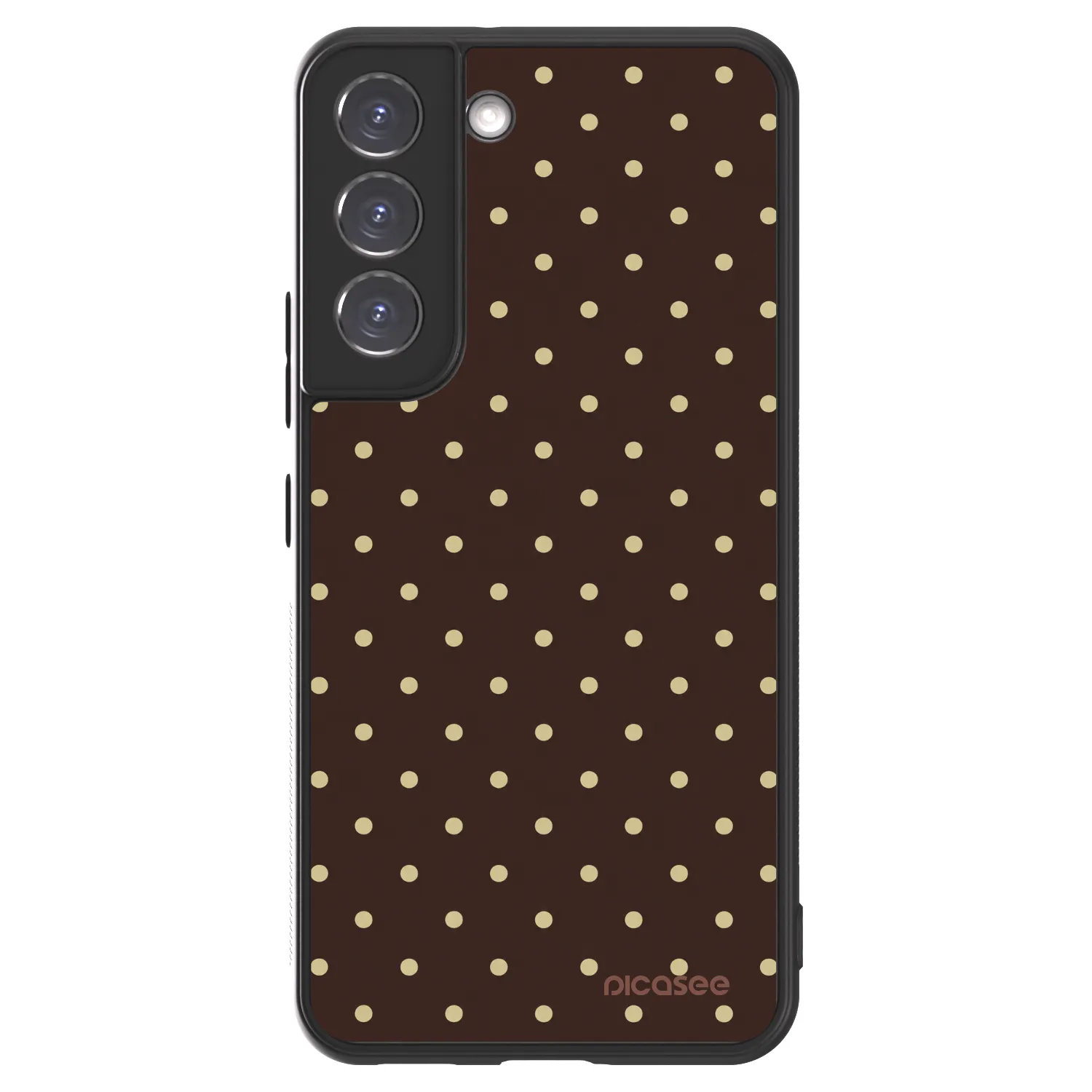 Picasee ULTIMATE CASE pro Samsung Galaxy S22 5G - Vanilla Dots & Chocolate