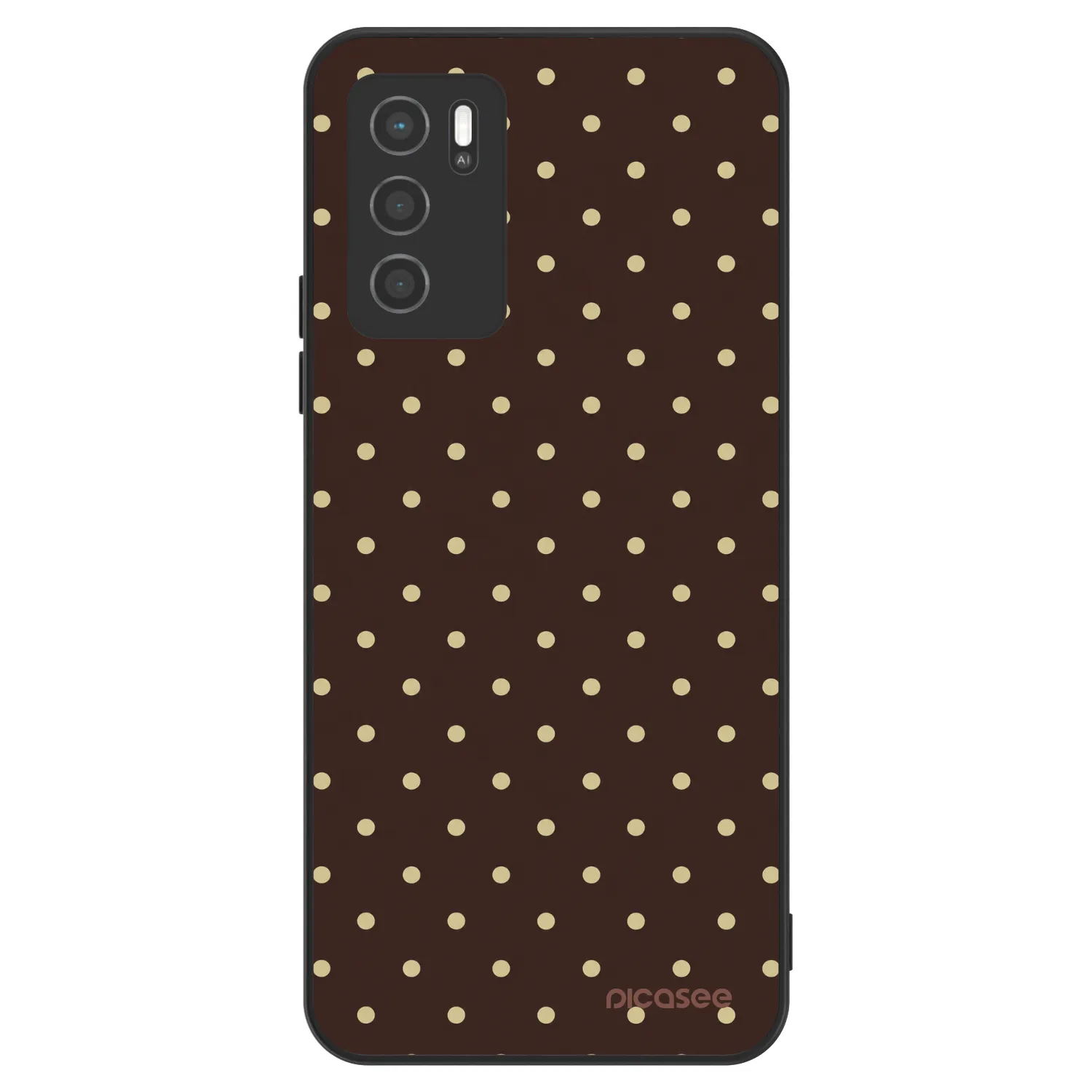 Picasee ULTIMATE CASE pro OPPO A16s - Vanilla Dots & Chocolate