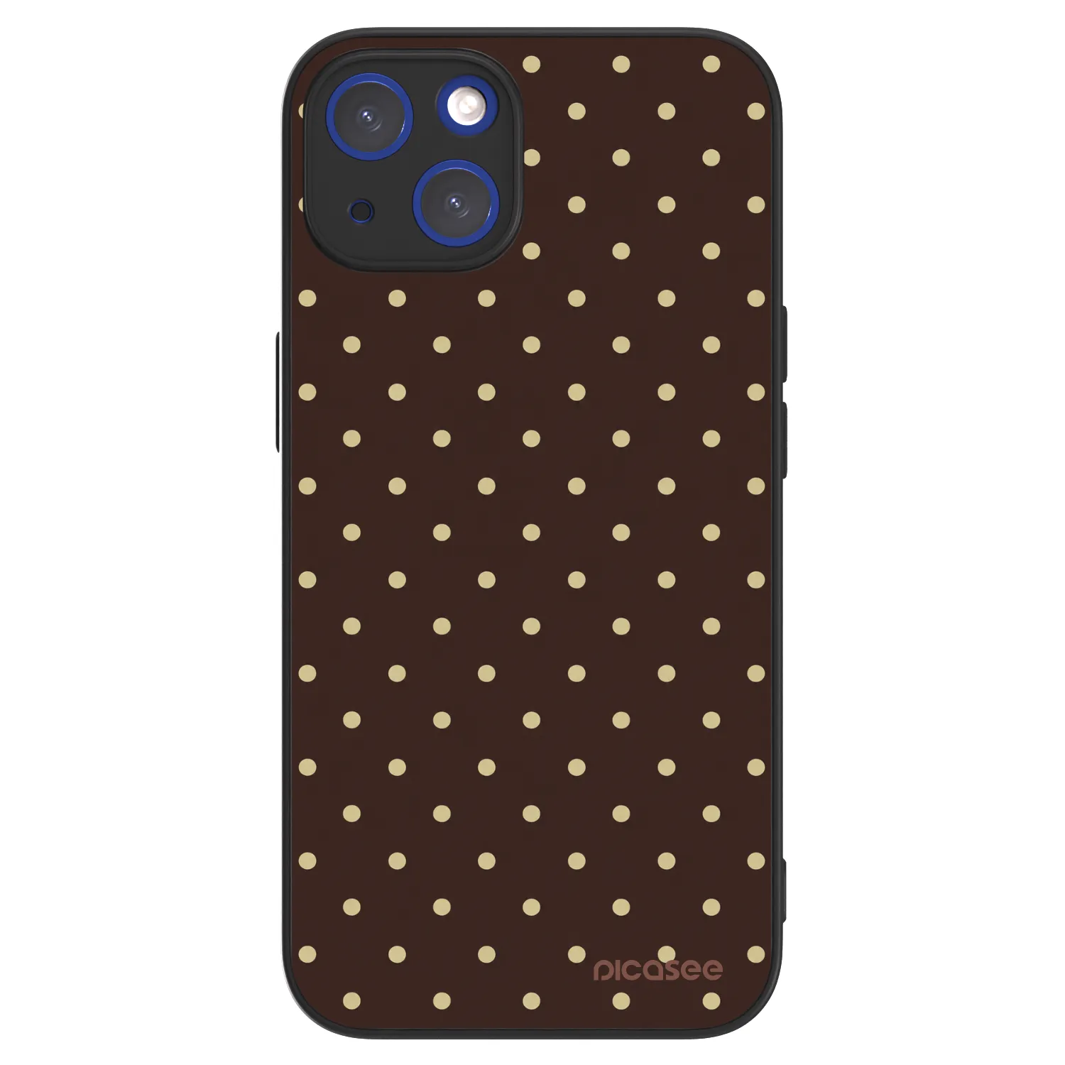 Picasee ULTIMATE CASE pro Apple iPhone 14 - Vanilla Dots & Chocolate