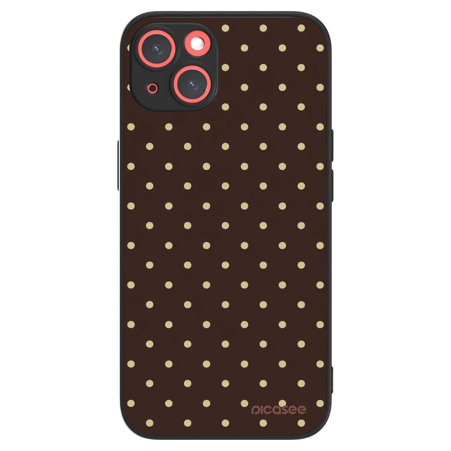 Picasee ULTIMATE CASE MagSafe pro Apple iPhone 13 - Vanilla Dots & Chocolate