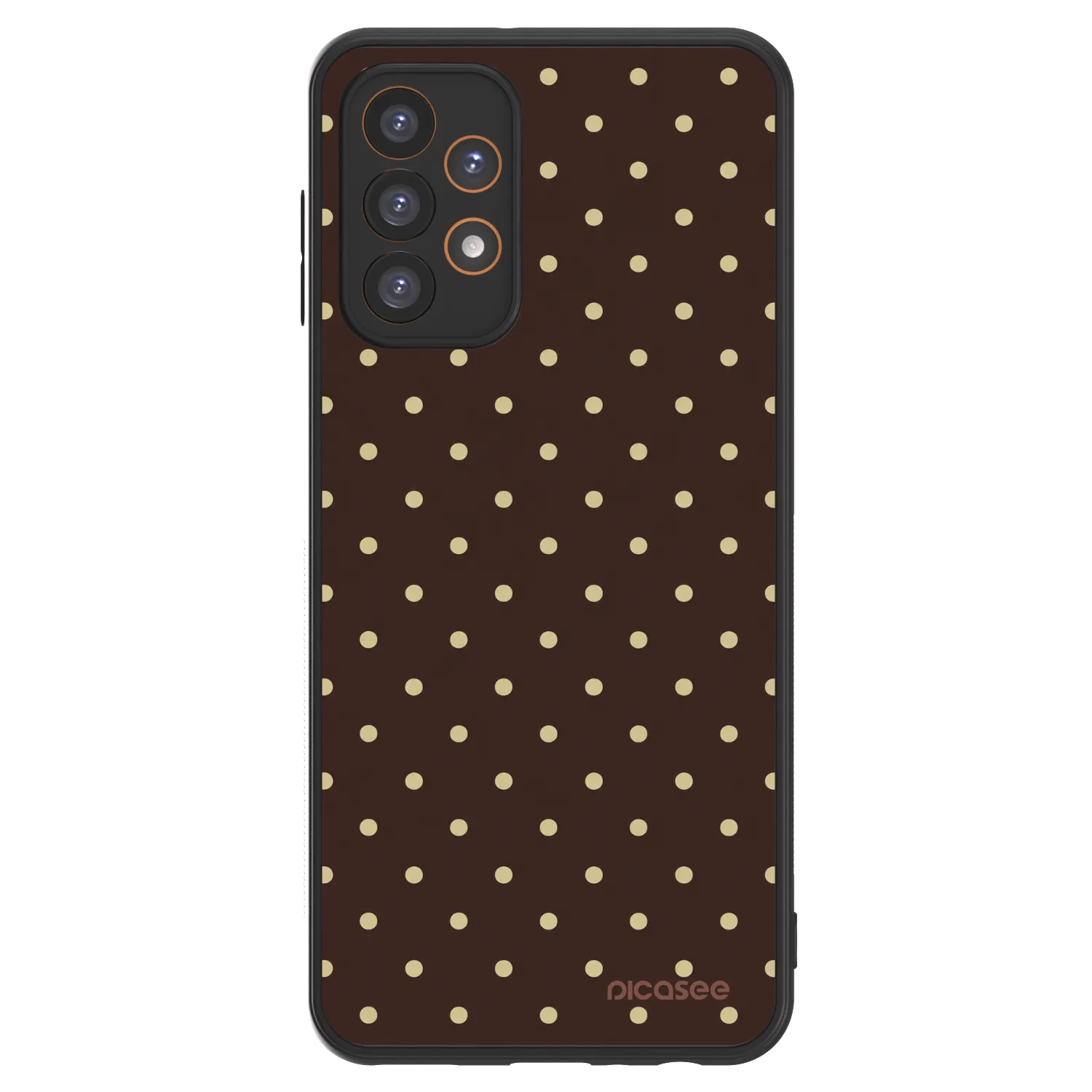 Picasee ULTIMATE CASE pro Samsung Galaxy A23 A235F 4G - Vanilla Dots & Chocolate
