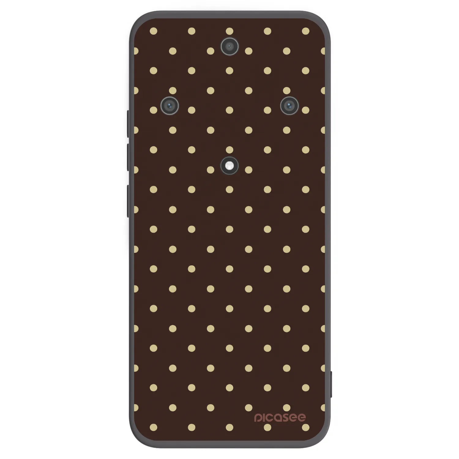 Picasee silikónový čierny obal pre Honor Magic5 Lite 5G - Vanilla Dots & Chocolate