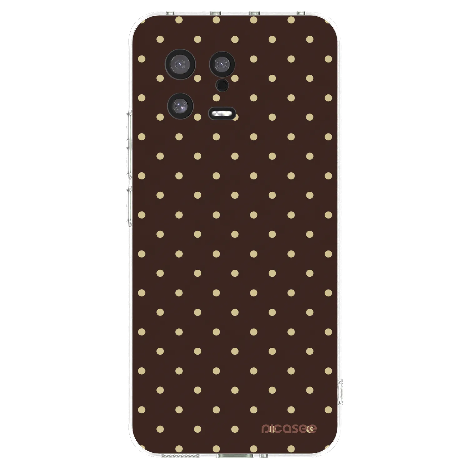 Picasee silikónový prehľadný obal pre Xiaomi 13 - Vanilla Dots & Chocolate