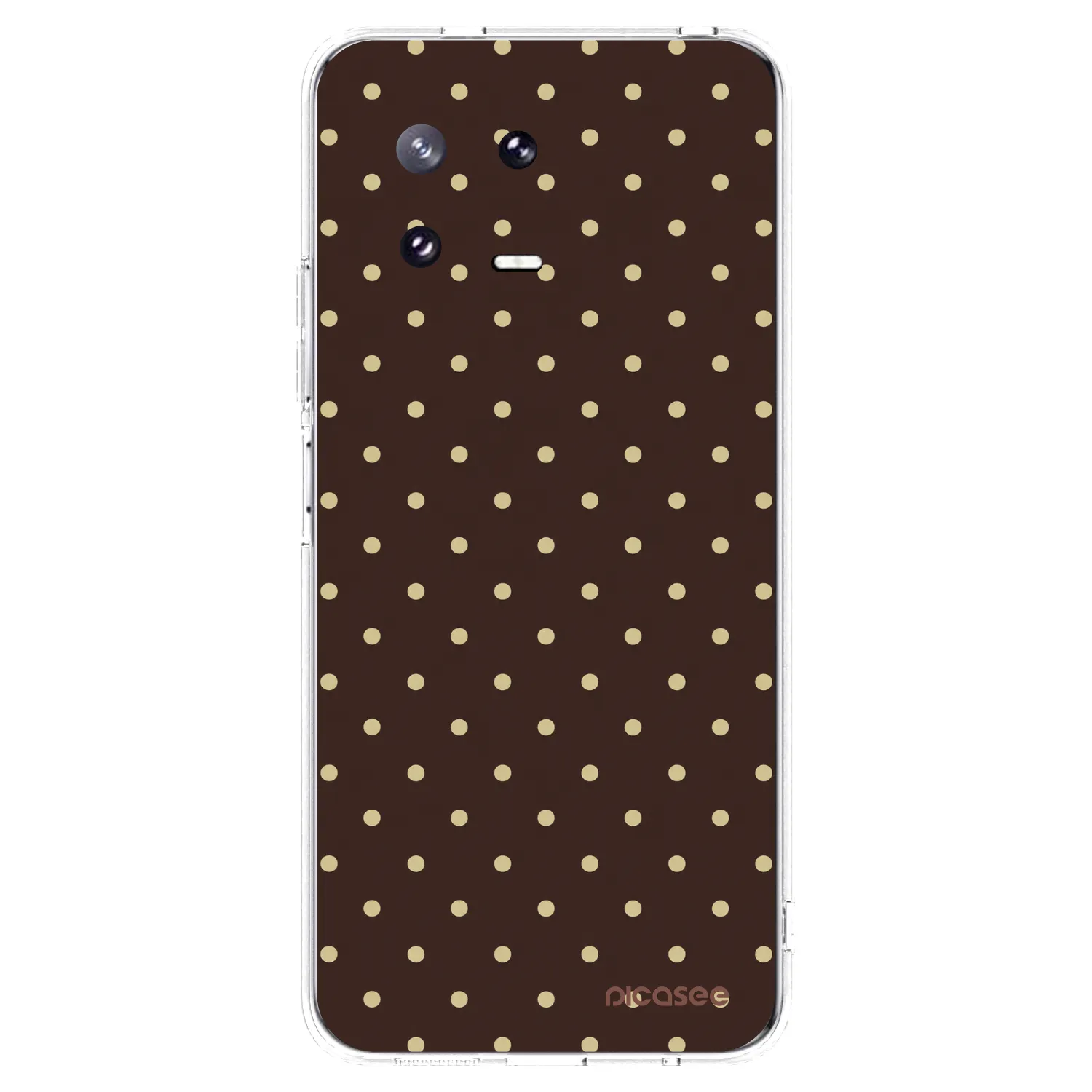 Picasee silikónový prehľadný obal pre Xiaomi 13 Pro - Vanilla Dots & Chocolate