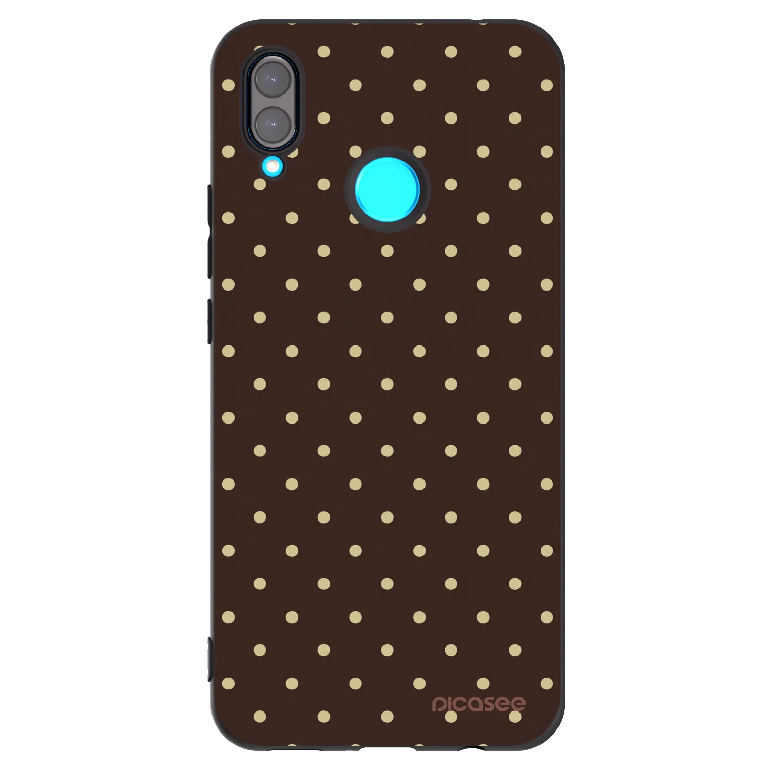 Picasee silikónový čierny obal pre Huawei Nova 3 - Vanilla Dots & Chocolate