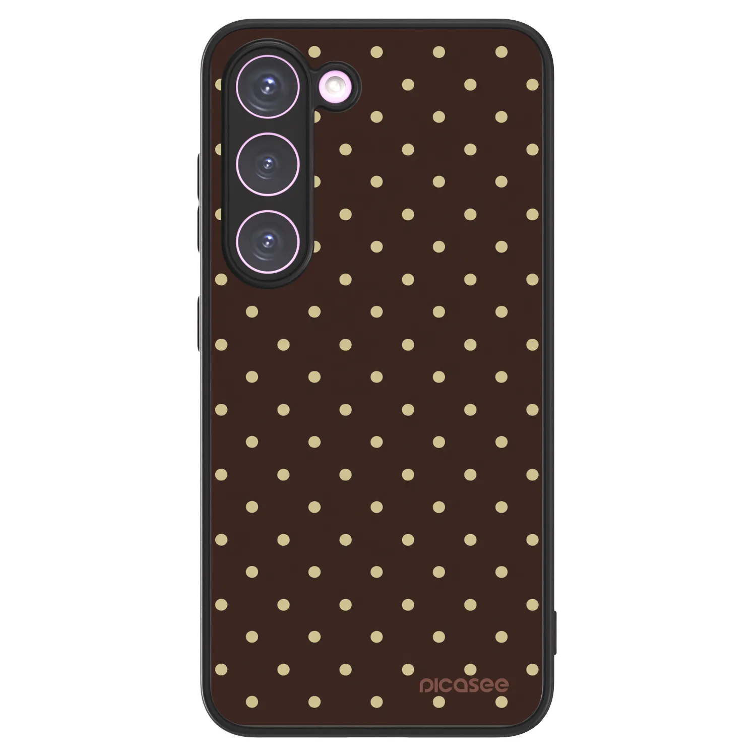 Picasee ULTIMATE CASE PowerShare pro Samsung Galaxy S23 5G - Vanilla Dots & Chocolate