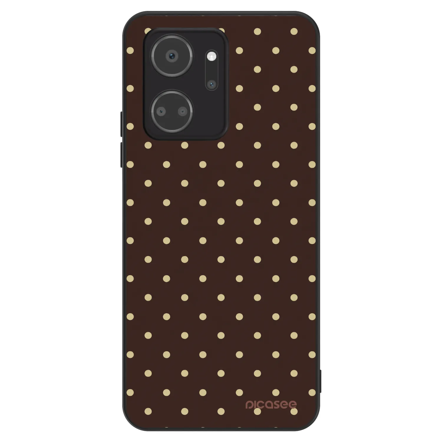 Picasee ULTIMATE CASE pro Honor X7a - Vanilla Dots & Chocolate
