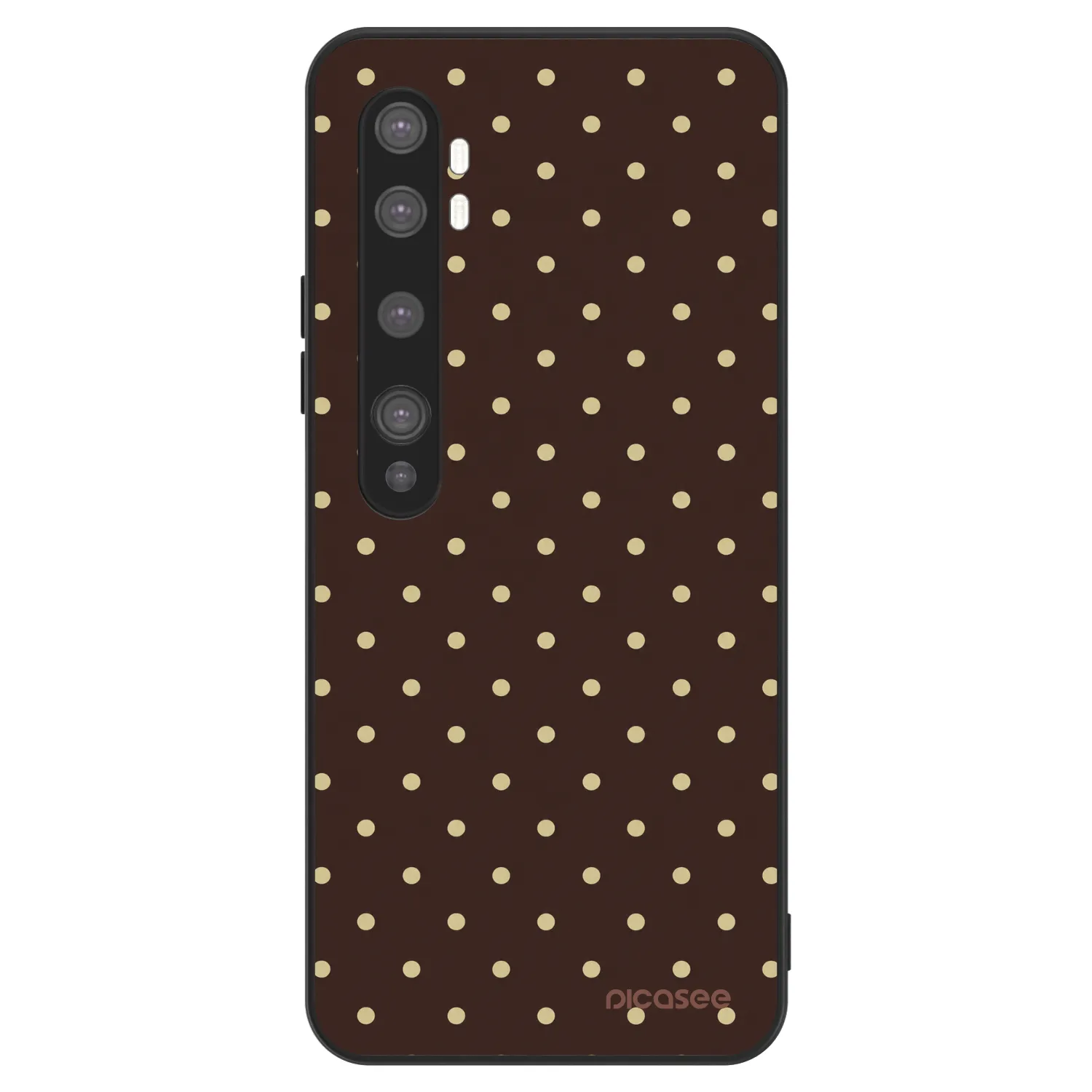 Picasee ULTIMATE CASE pro Xiaomi Mi Note 10 (Pro) - Vanilla Dots & Chocolate