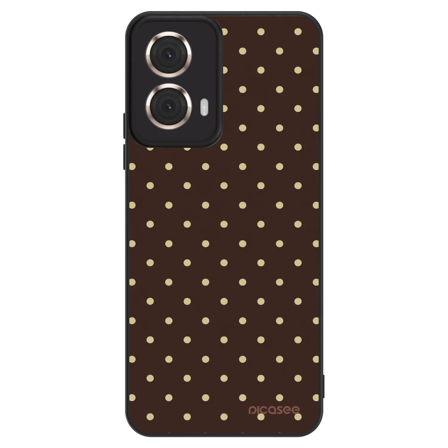 Picasee ULTIMATE CASE pro Motorola Moto G85 - Vanilla Dots & Chocolate