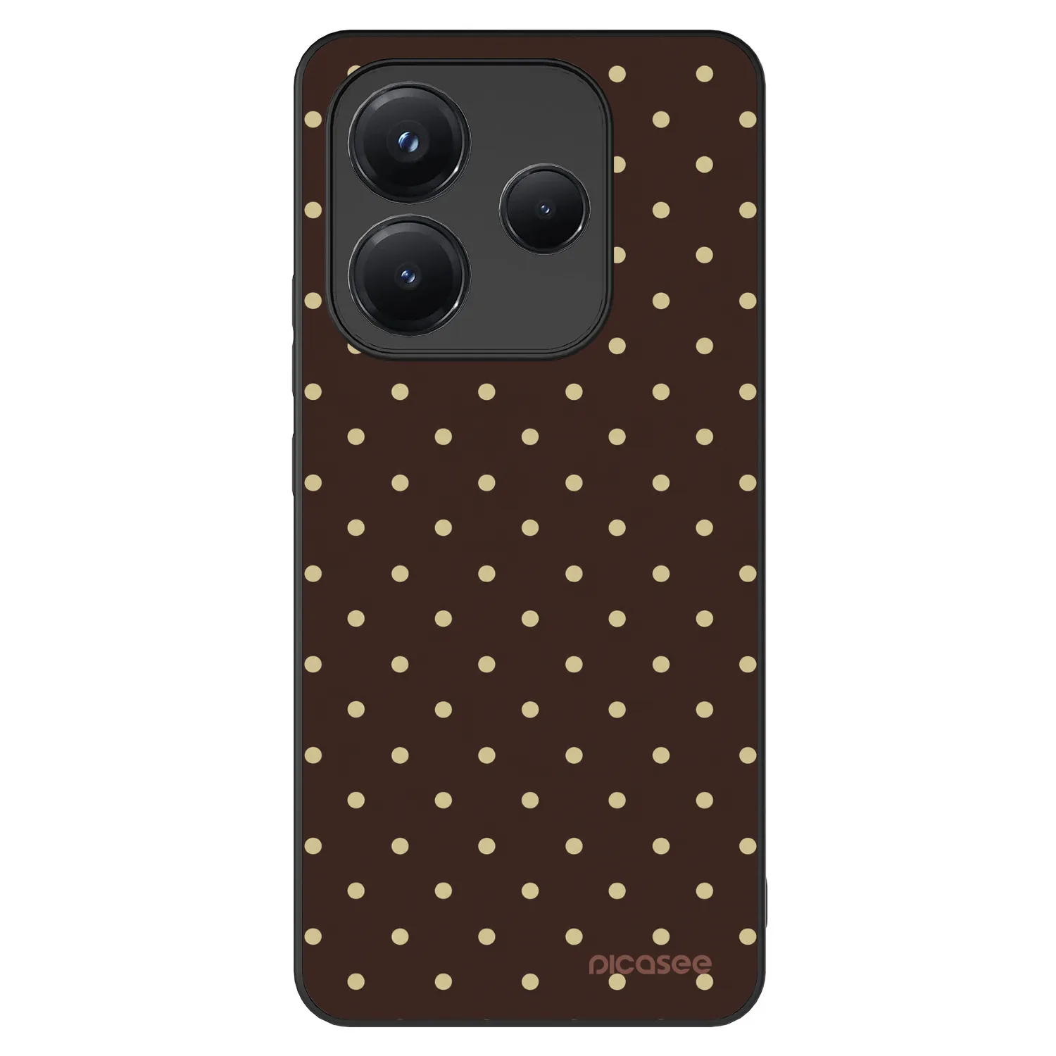 Picasee ULTIMATE CASE pro Xiaomi Redmi Note 14 5G - Vanilla Dots & Chocolate