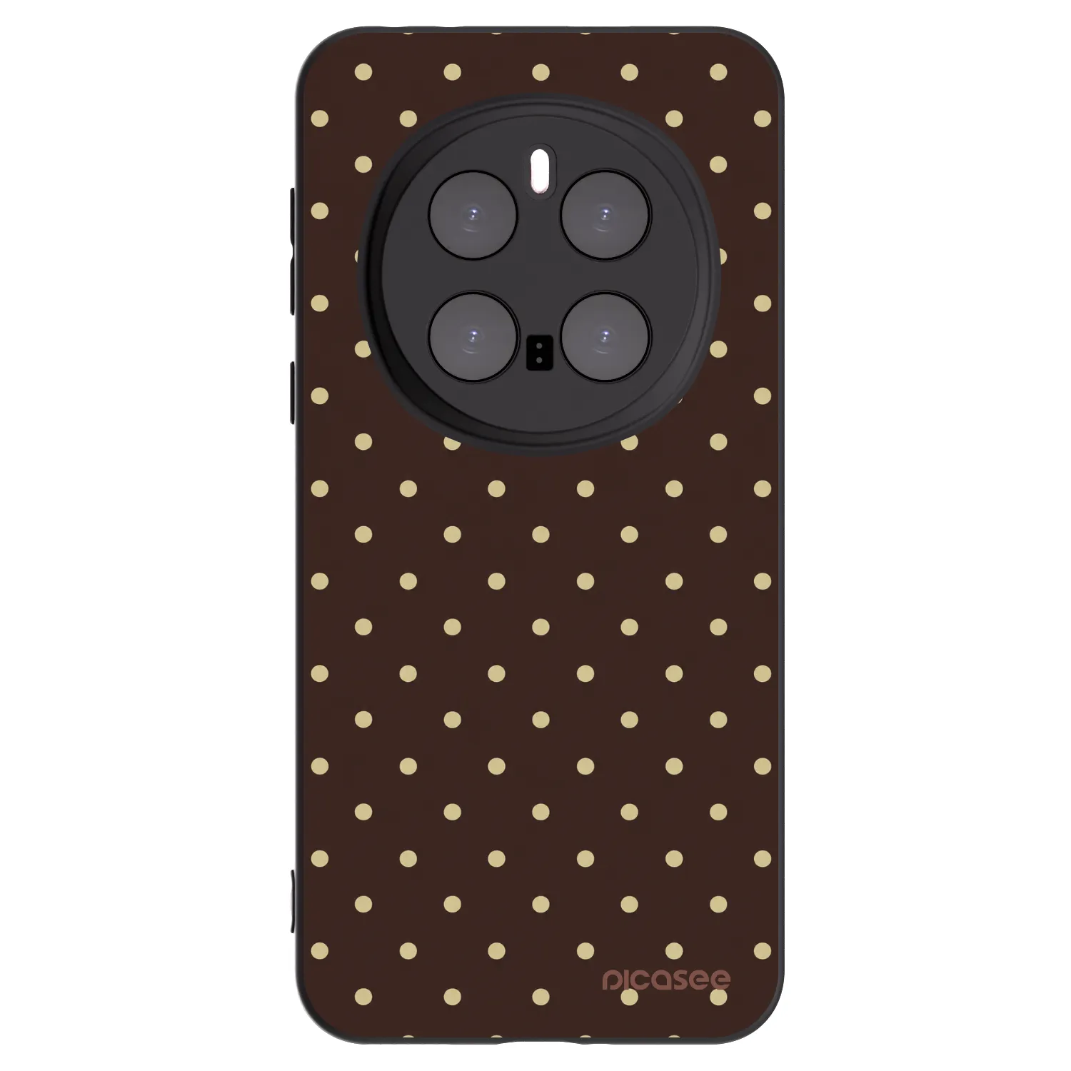 Picasee silikónový čierny obal pre Honor Magic7 Pro 5G - Vanilla Dots & Chocolate