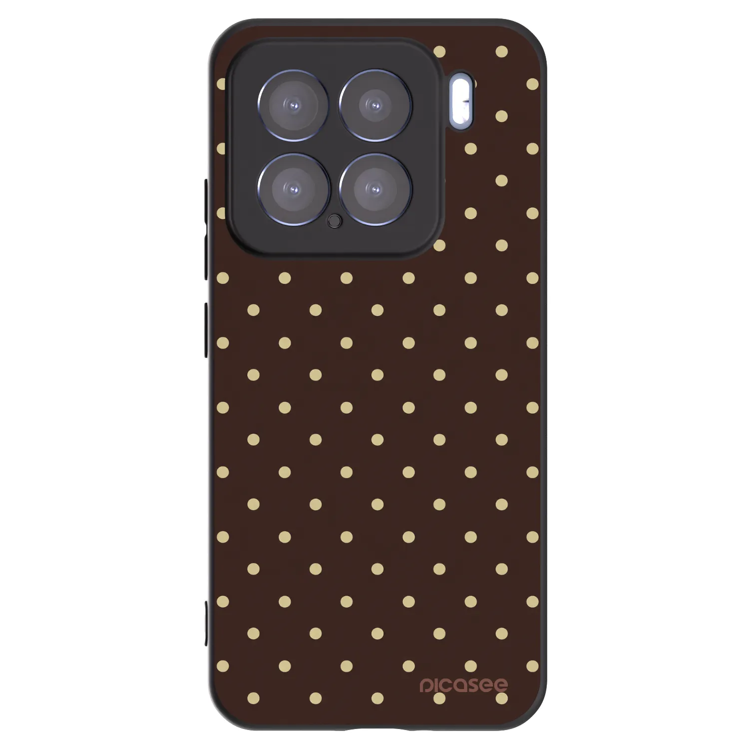 Picasee silikónový čierny obal pre Xiaomi 15 - Vanilla Dots & Chocolate