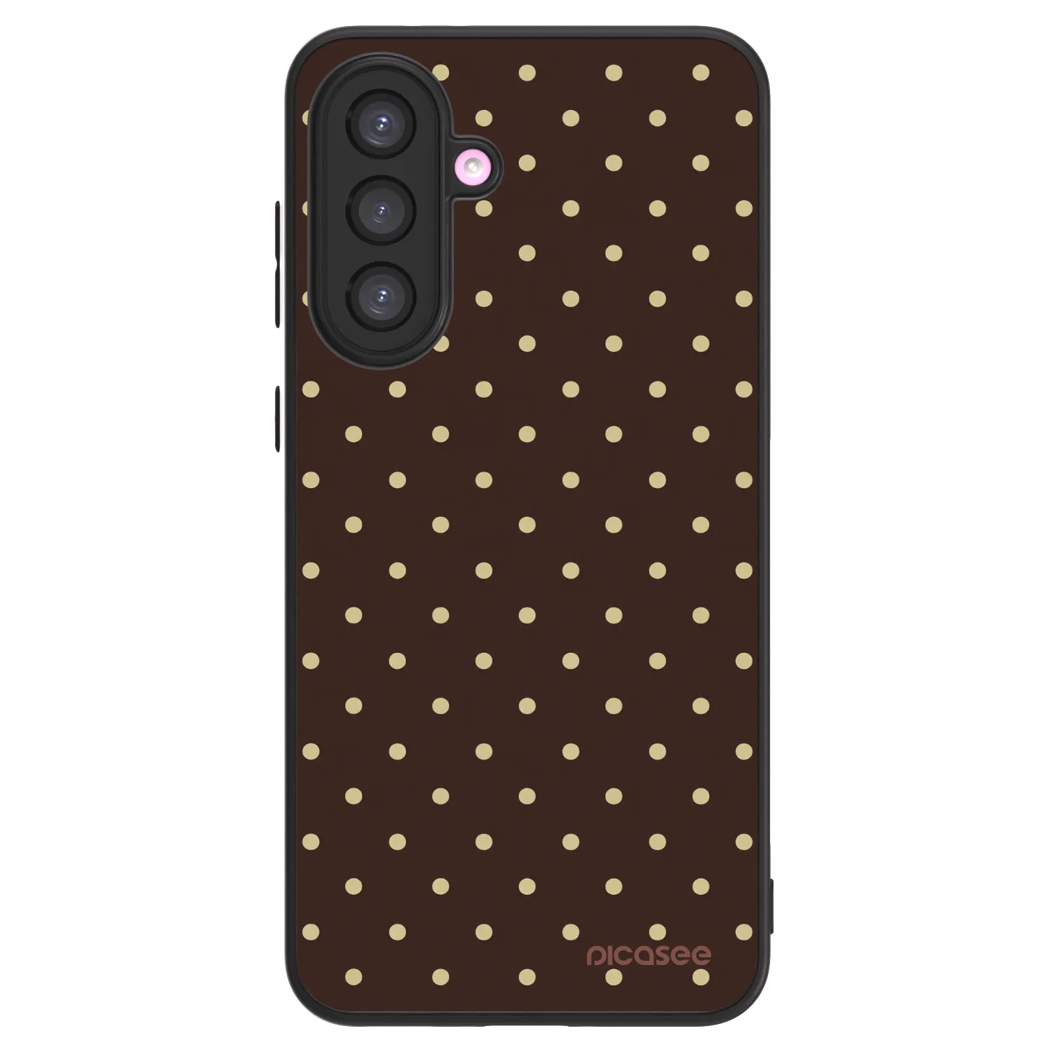Picasee ULTIMATE CASE pro Samsung Galaxy A36 5G - Vanilla Dots & Chocolate