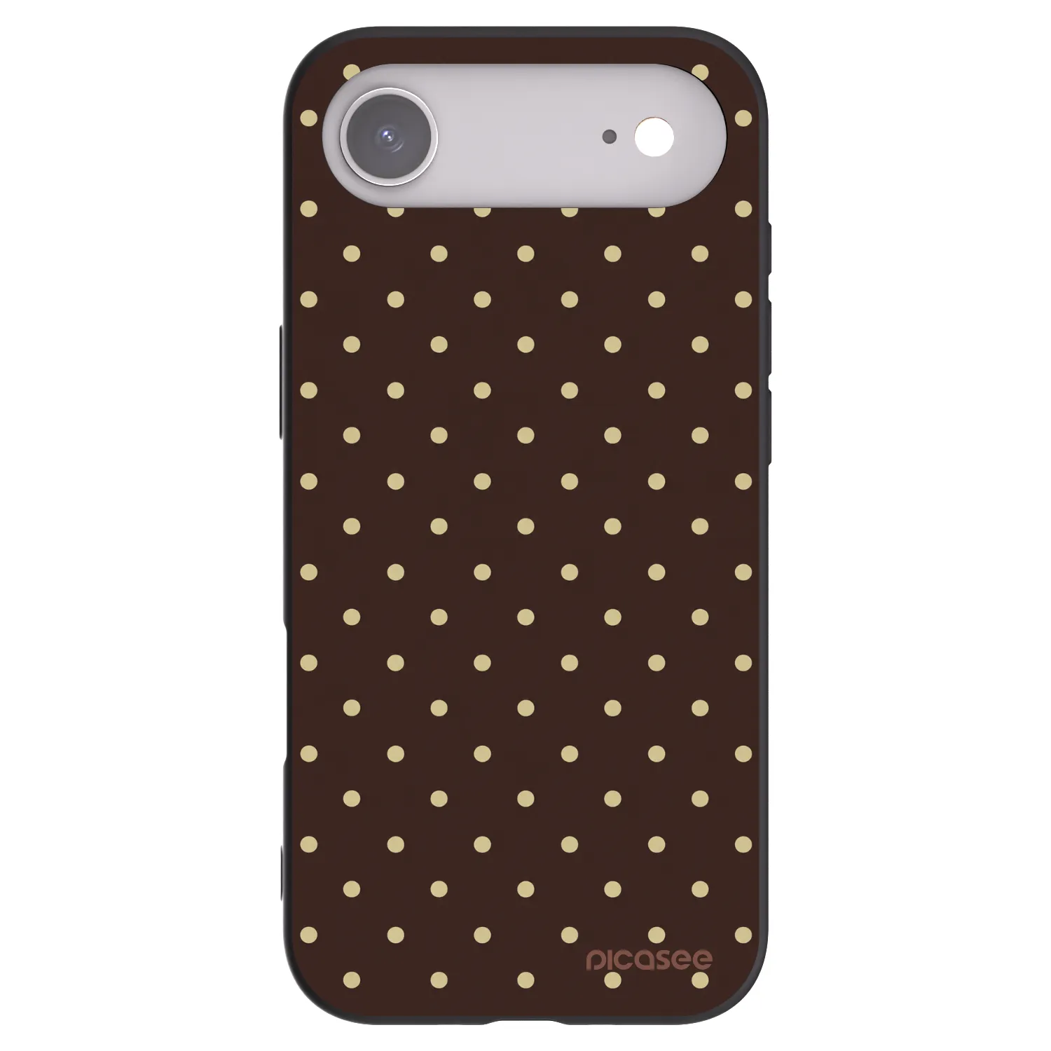 Picasee silikónový čierny obal pre Apple iPhone Air - Vanilla Dots & Chocolate