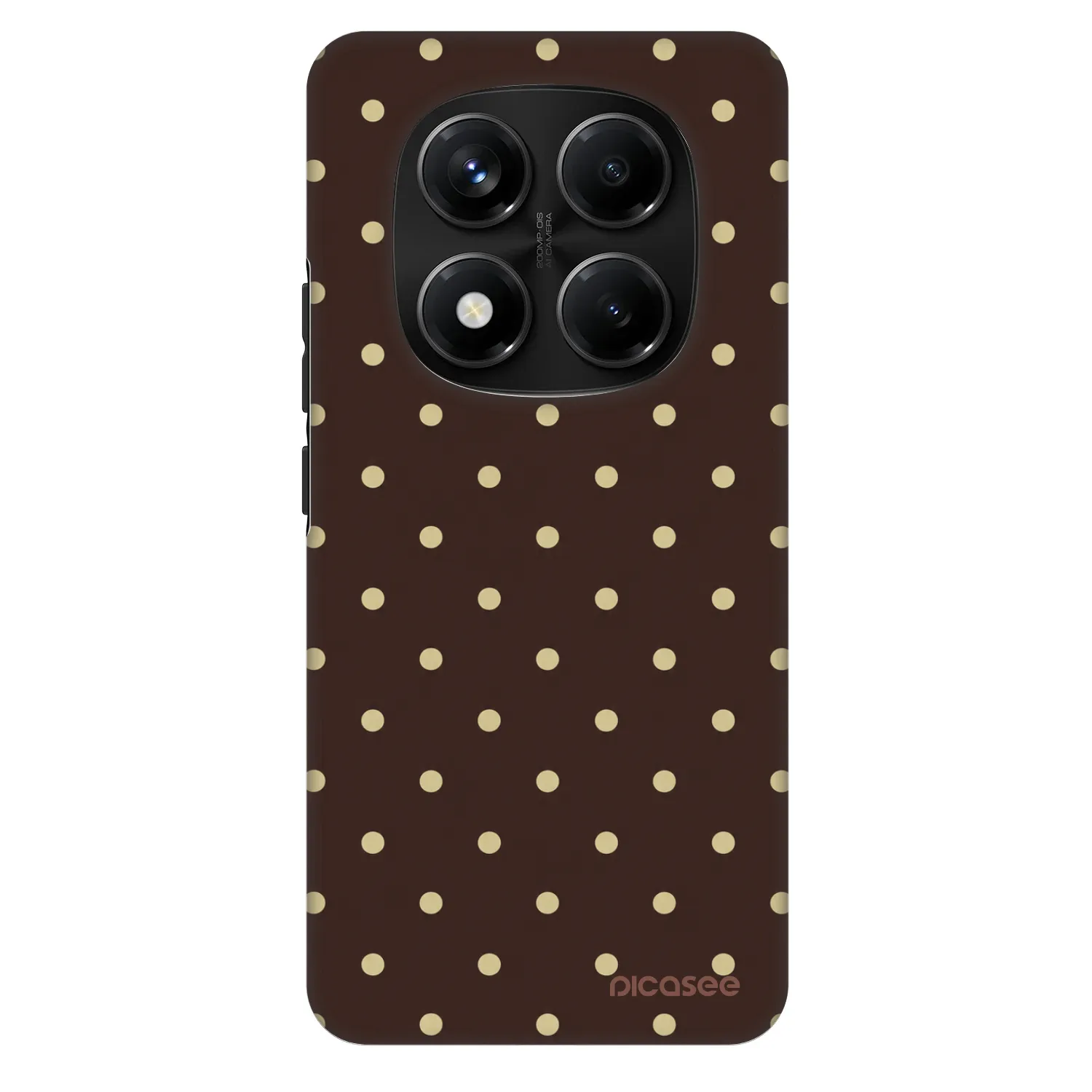 Picasee Fashion Case pre Xiaomi Redmi Note 14 Pro+ 5G - Vanilla Dots & Chocolate