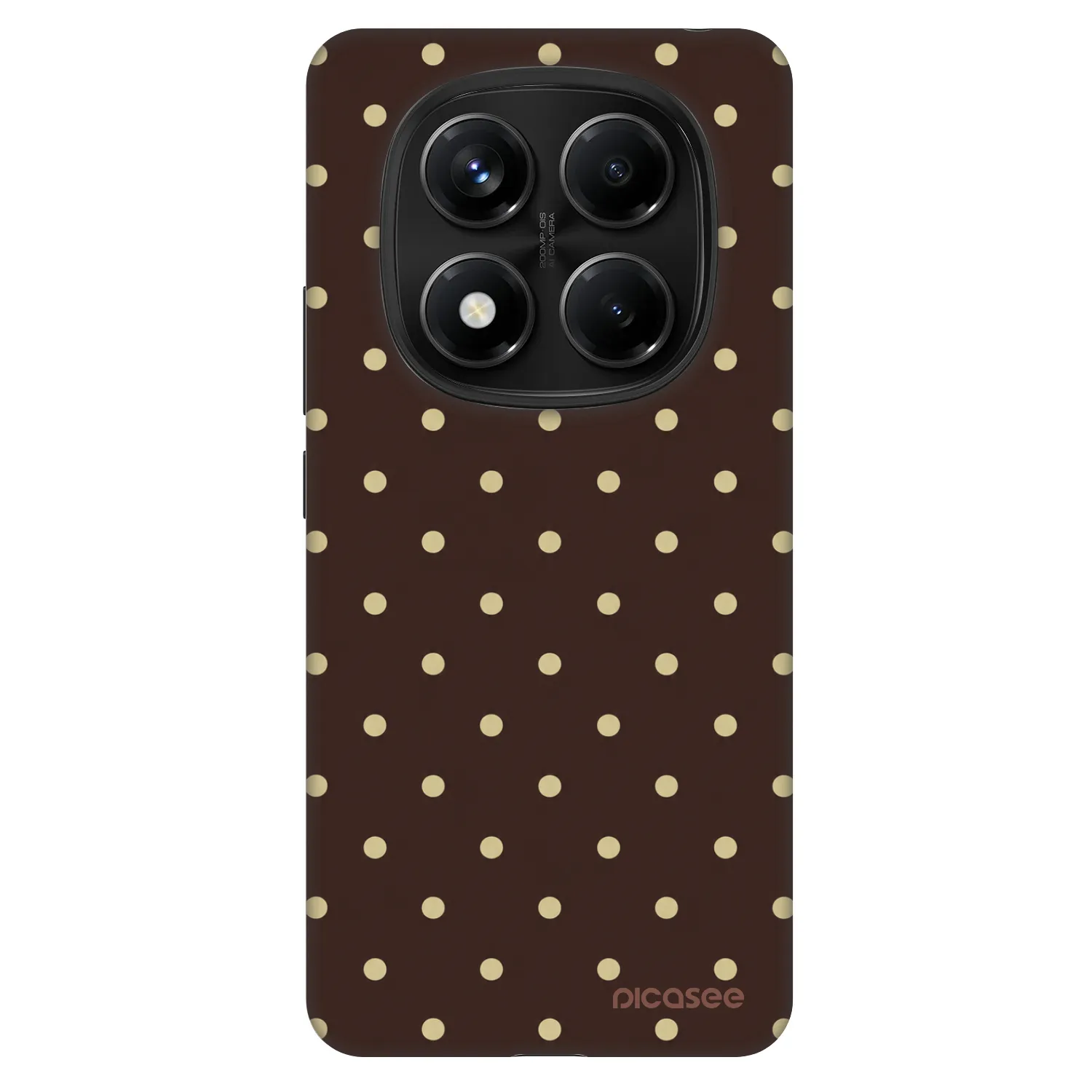 Picasee Fashion Case pre Xiaomi Redmi Note 14 Pro 5G - Vanilla Dots & Chocolate