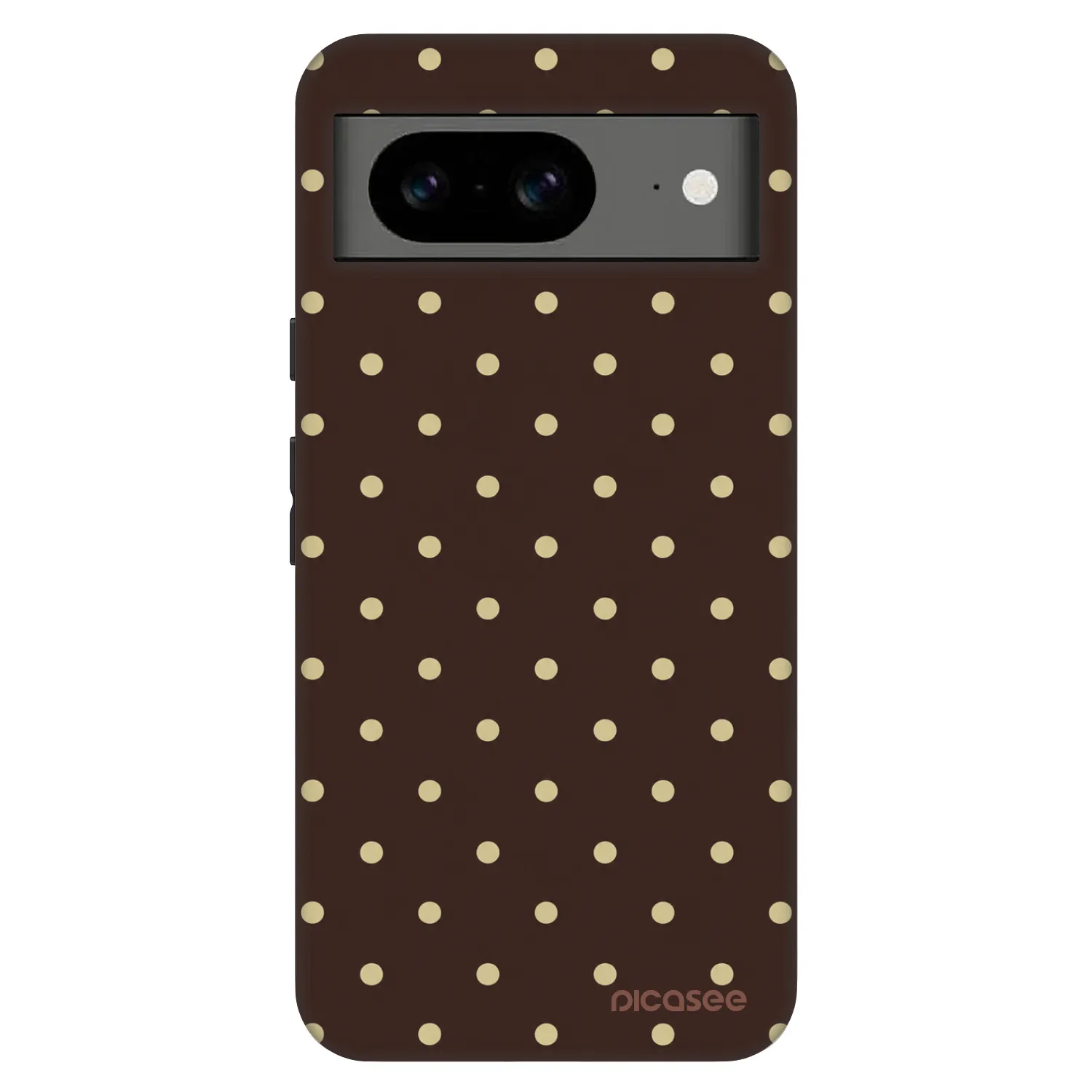 Picasee Fashion Case pre Google Pixel 8 Pro - Vanilla Dots & Chocolate
