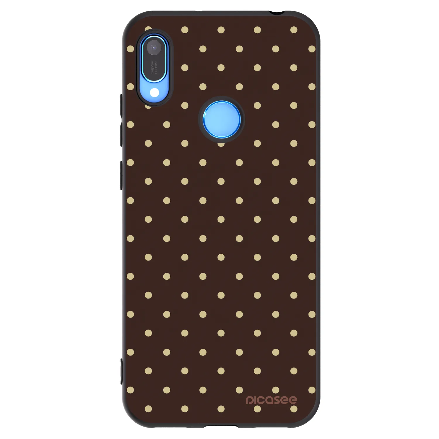 Picasee silikónový čierny obal pre Huawei Y6 2019 - Vanilla Dots & Chocolate