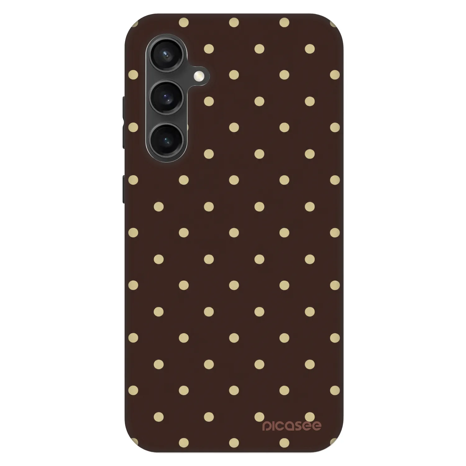 Picasee Fashion Case pre Samsung Galaxy S23 FE S711B - Vanilla Dots & Chocolate