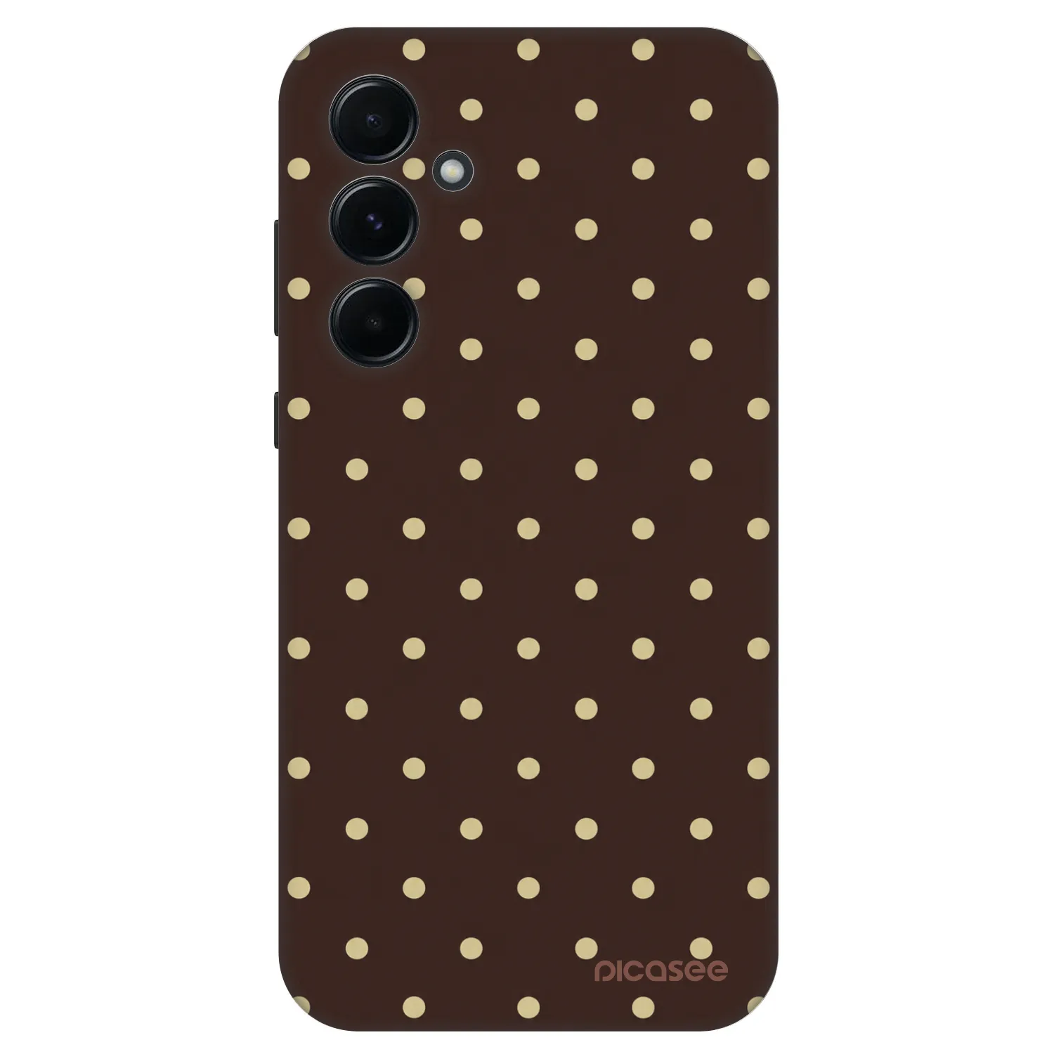 Picasee Fashion Case pre Samsung Galaxy A55 5G A556B - Vanilla Dots & Chocolate
