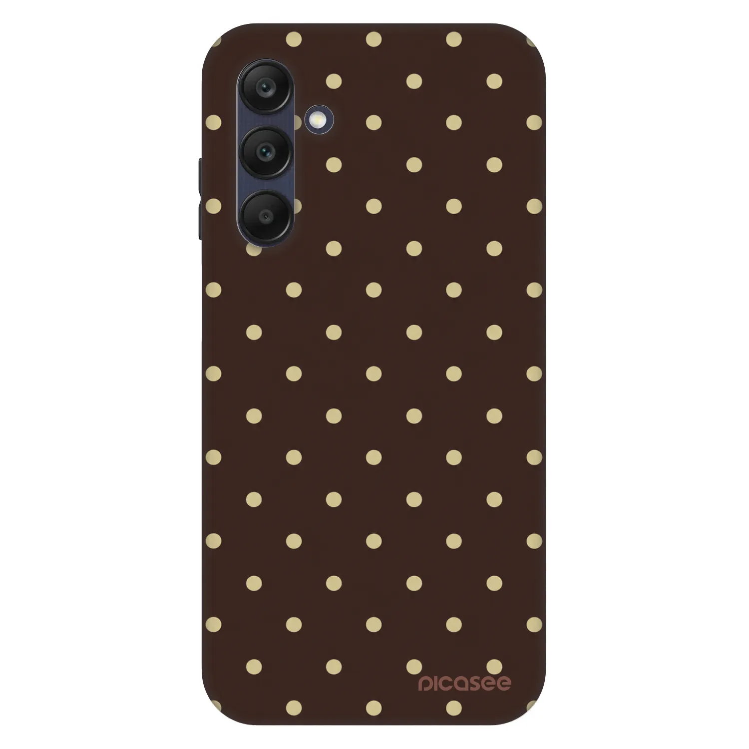 Picasee Fashion Case pre Samsung Galaxy A25 A256B 5G - Vanilla Dots & Chocolate