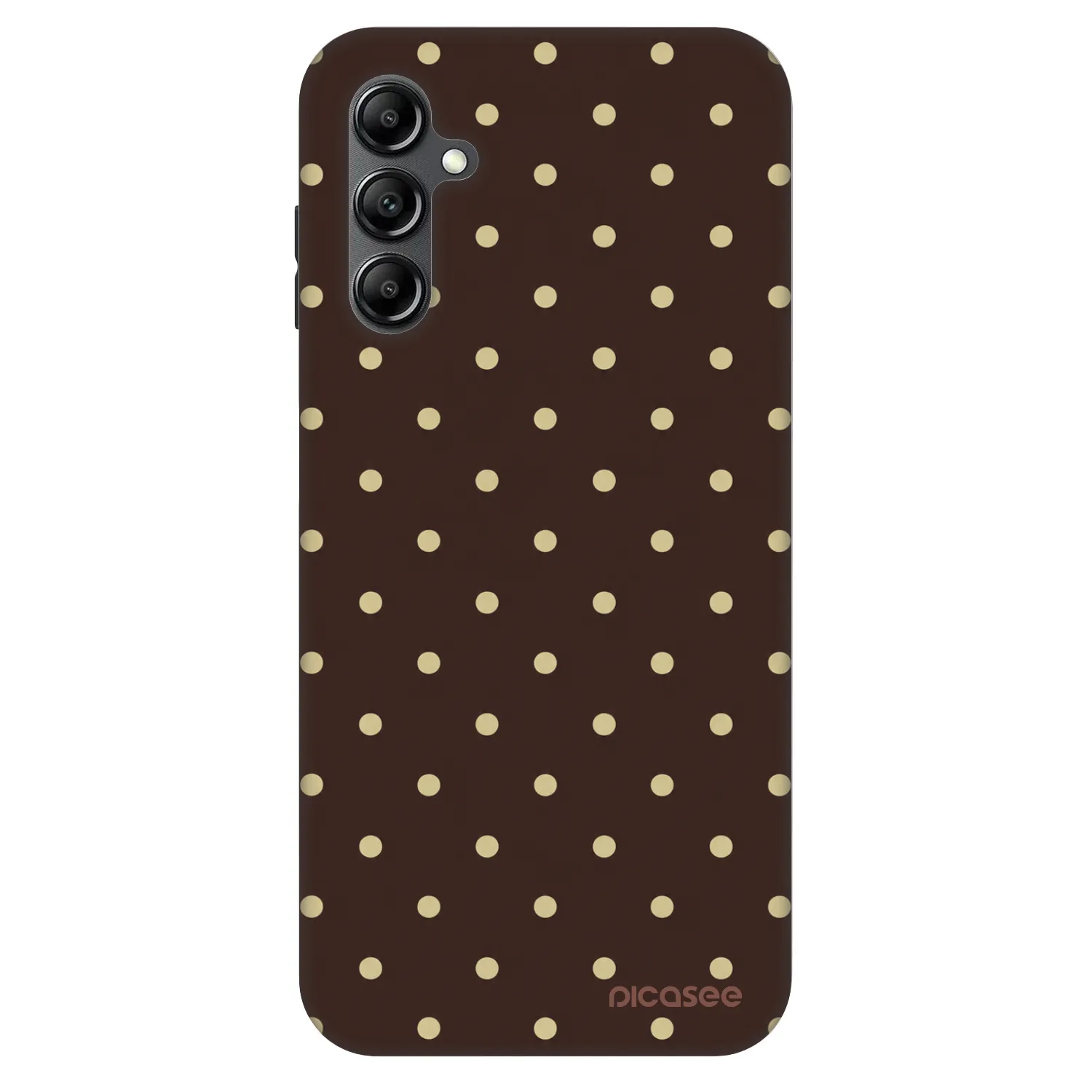 Picasee Fashion Case pre Samsung Galaxy A14 4G A145R - Vanilla Dots & Chocolate